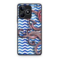 Thumbnail for Realme C53 Chevron Devilfish θήκη από τη Smartfits με σχέδιο στο πίσω μέρος και μαύρο περίβλημα | Smartphone case with colorful back and black bezels by Smartfits