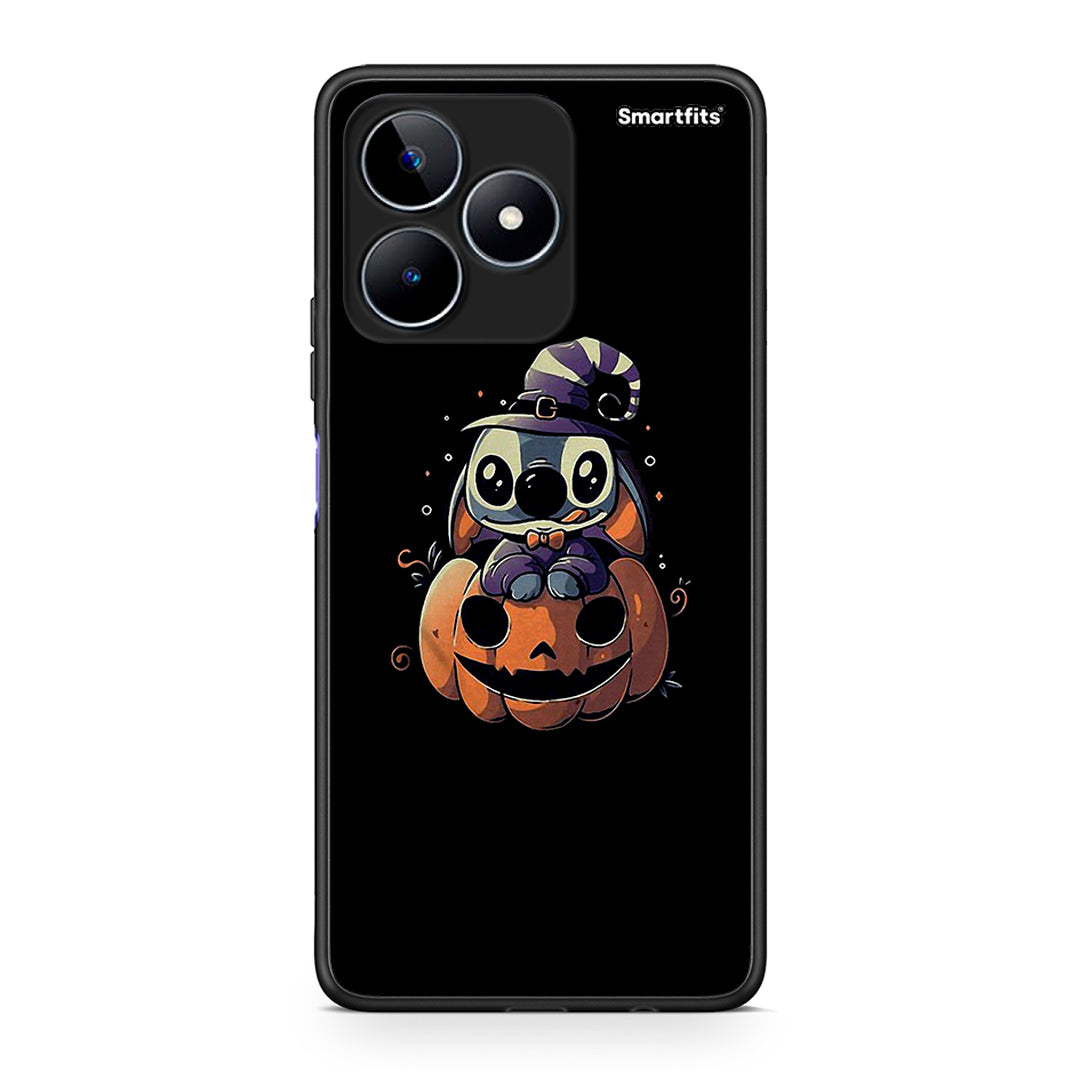 Realme C53 Halloween Stitch θήκη από τη Smartfits με σχέδιο στο πίσω μέρος και μαύρο περίβλημα | Smartphone case with colorful back and black bezels by Smartfits