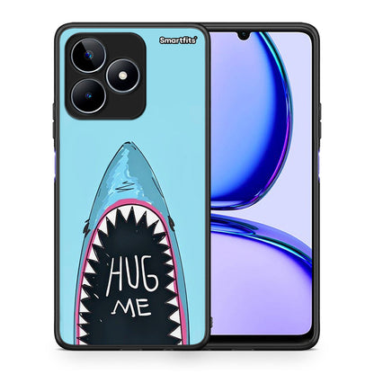 Θήκη Realme C53 Hug Me από τη Smartfits με σχέδιο στο πίσω μέρος και μαύρο περίβλημα | Realme C53 Hug Me case with colorful back and black bezels