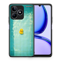 Thumbnail for Θήκη Realme C53 Yellow Duck από τη Smartfits με σχέδιο στο πίσω μέρος και μαύρο περίβλημα | Realme C53 Yellow Duck case with colorful back and black bezels