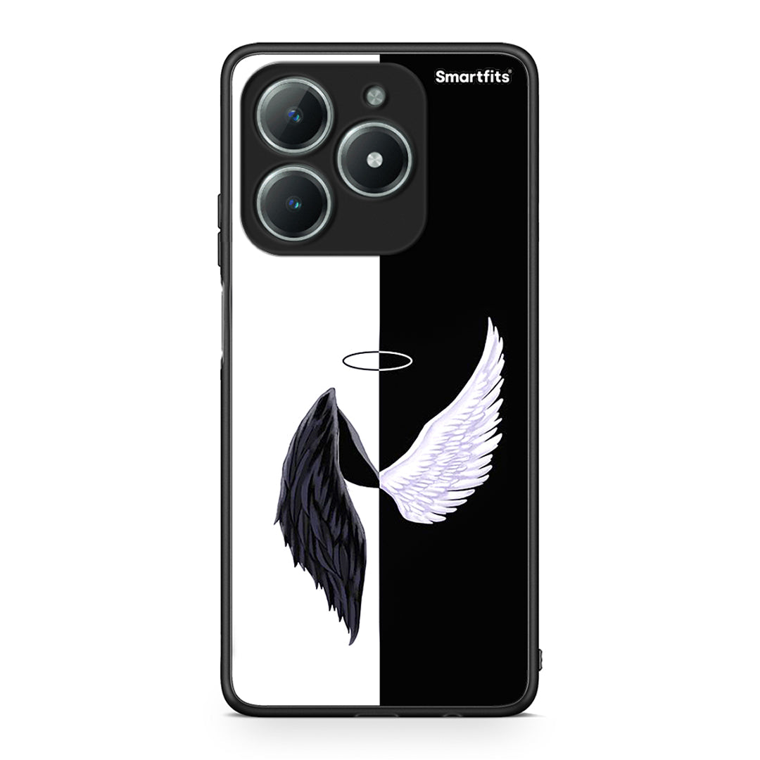 Realme C61 Angels Demons θήκη από τη Smartfits με σχέδιο στο πίσω μέρος και μαύρο περίβλημα | Smartphone case with colorful back and black bezels by Smartfits