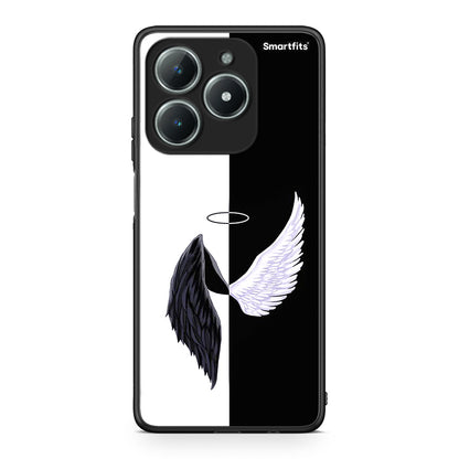 Realme C63 4G Angels Demons θήκη από τη Smartfits με σχέδιο στο πίσω μέρος και μαύρο περίβλημα | Smartphone case with colorful back and black bezels by Smartfits
