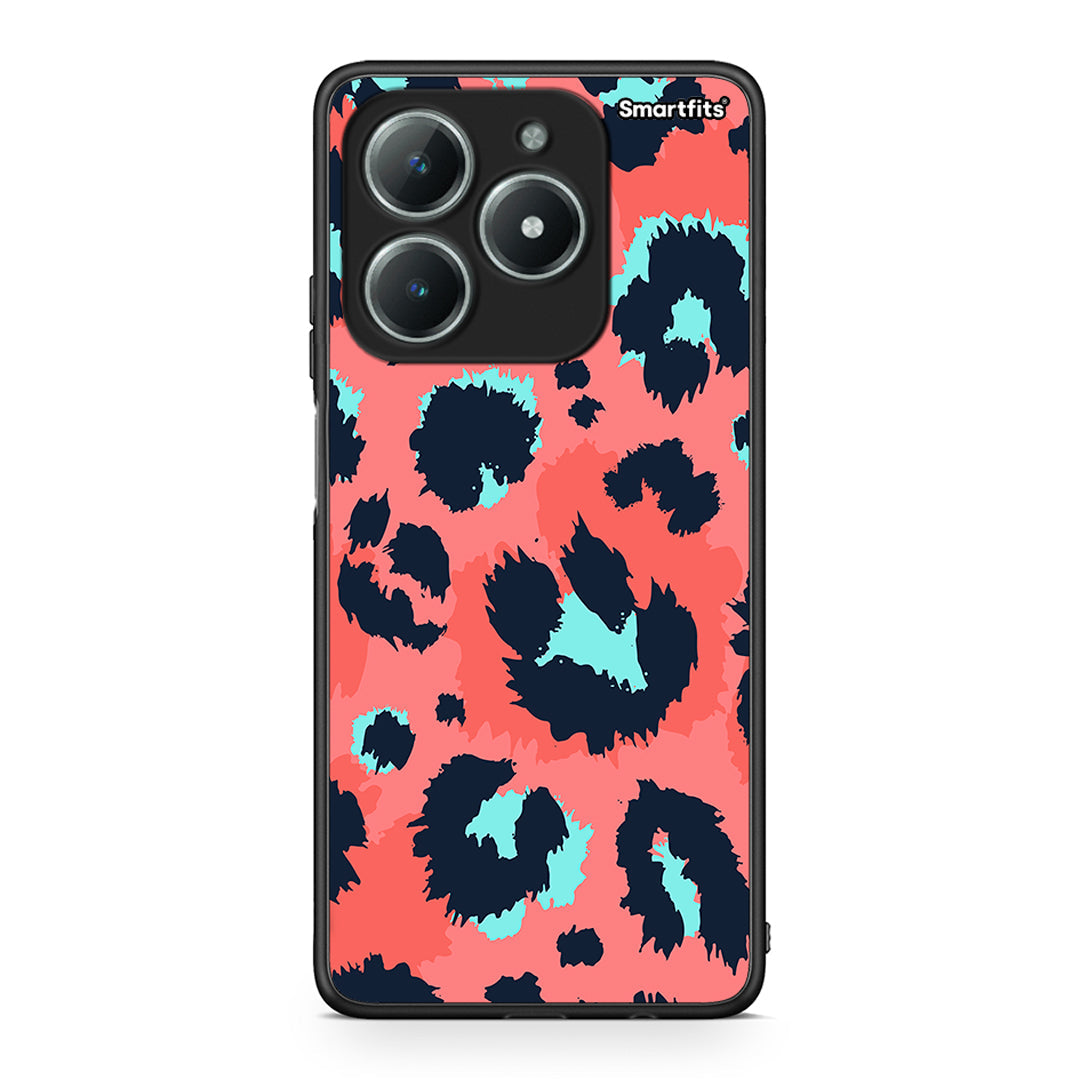 22 - Realme C63 4G Pink Leopard Animal case, cover, bumper