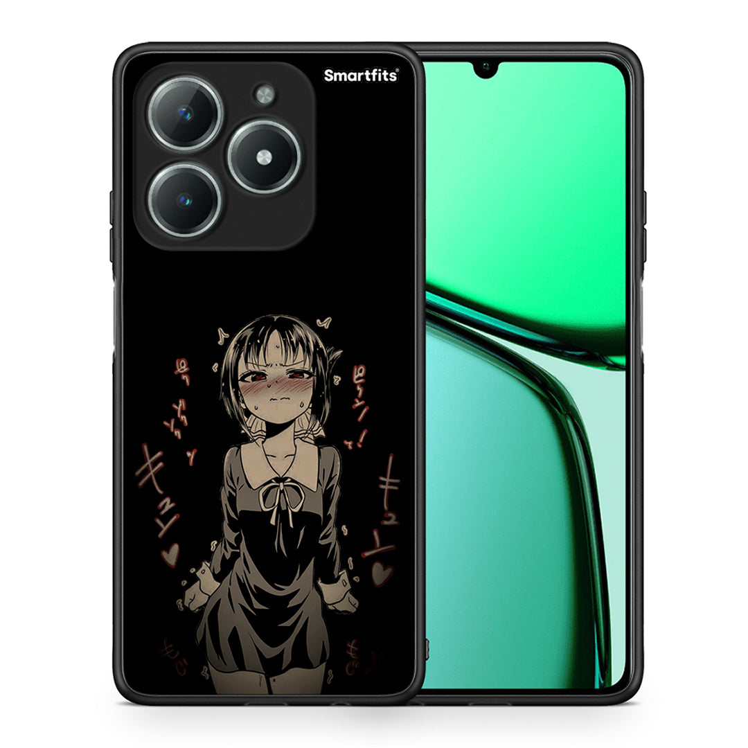 Θήκη Realme C63 4G Anime Girl από τη Smartfits με σχέδιο στο πίσω μέρος και μαύρο περίβλημα | Realme C63 4G Anime Girl case with colorful back and black bezels