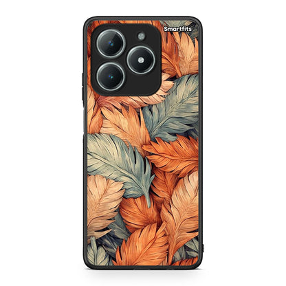 Realme C61 Autumn Leaves Θήκη από τη Smartfits με σχέδιο στο πίσω μέρος και μαύρο περίβλημα | Smartphone case with colorful back and black bezels by Smartfits