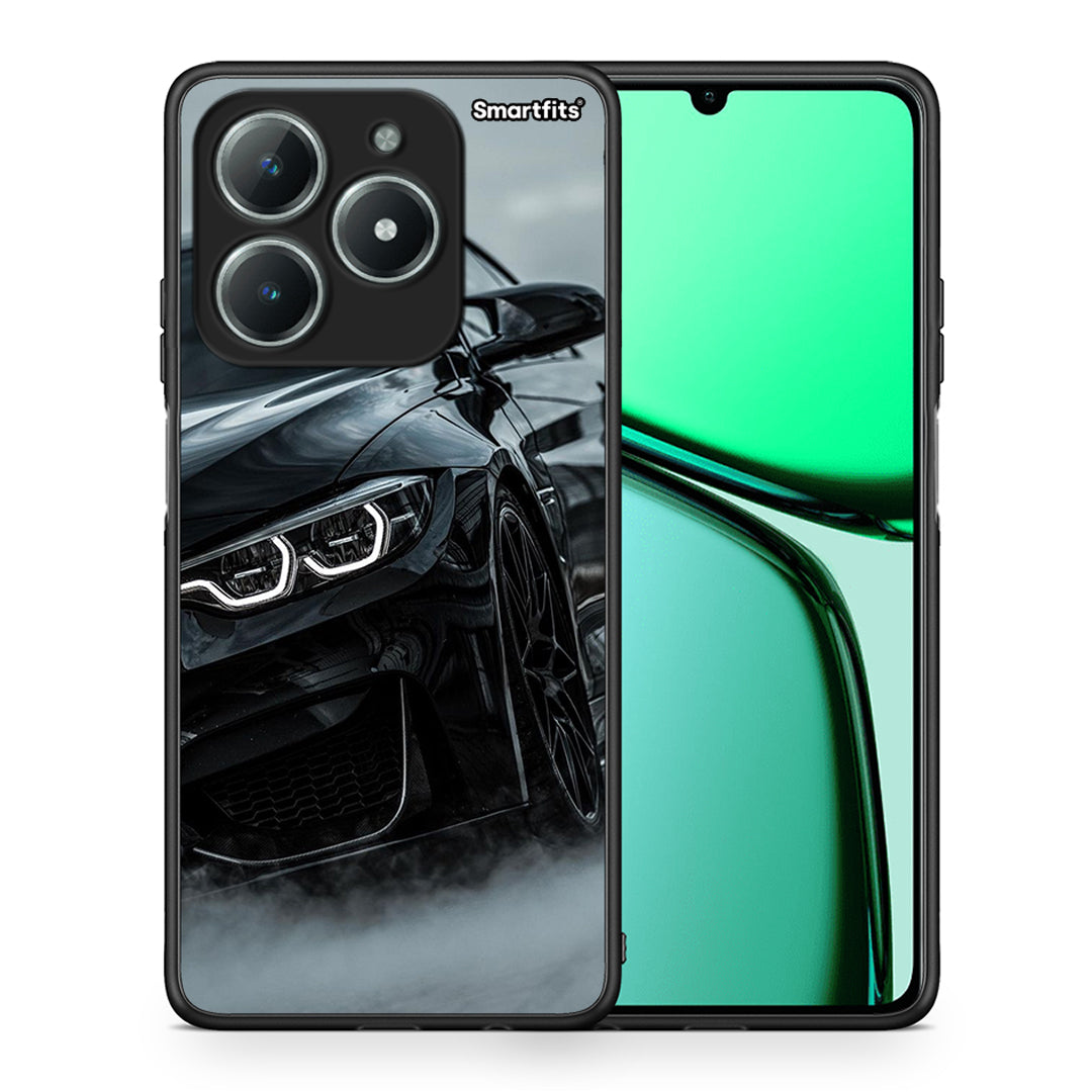 Θήκη Realme C61 Black BMW από τη Smartfits με σχέδιο στο πίσω μέρος και μαύρο περίβλημα | Realme C61 Black BMW case with colorful back and black bezels