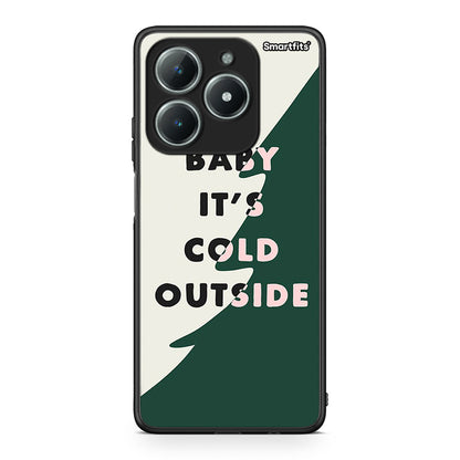 Realme C63 4G Cold Outside θήκη από τη Smartfits με σχέδιο στο πίσω μέρος και μαύρο περίβλημα | Smartphone case with colorful back and black bezels by Smartfits