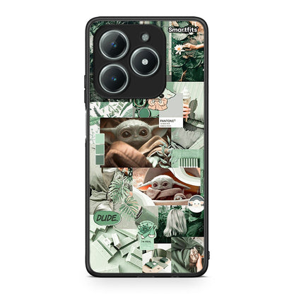 Realme C63 4G Collage Dude Θήκη Αγίου Βαλεντίνου από τη Smartfits με σχέδιο στο πίσω μέρος και μαύρο περίβλημα | Smartphone case with colorful back and black bezels by Smartfits