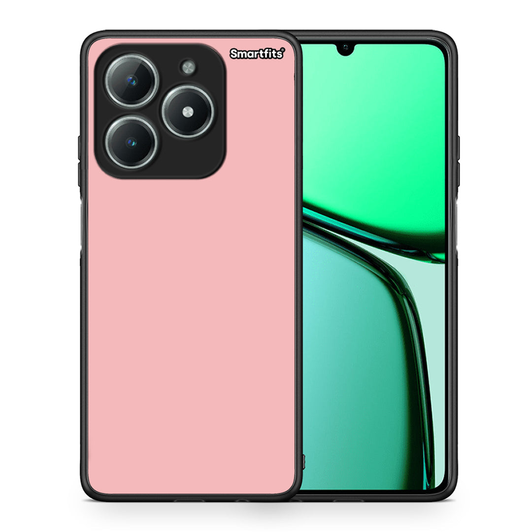 Θήκη Realme C61 Nude Color από τη Smartfits με σχέδιο στο πίσω μέρος και μαύρο περίβλημα | Realme C61 Nude Color case with colorful back and black bezels