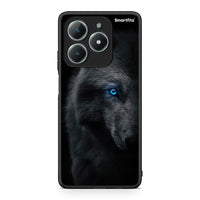 Thumbnail for Realme C63 4G Dark Wolf θήκη από τη Smartfits με σχέδιο στο πίσω μέρος και μαύρο περίβλημα | Smartphone case with colorful back and black bezels by Smartfits