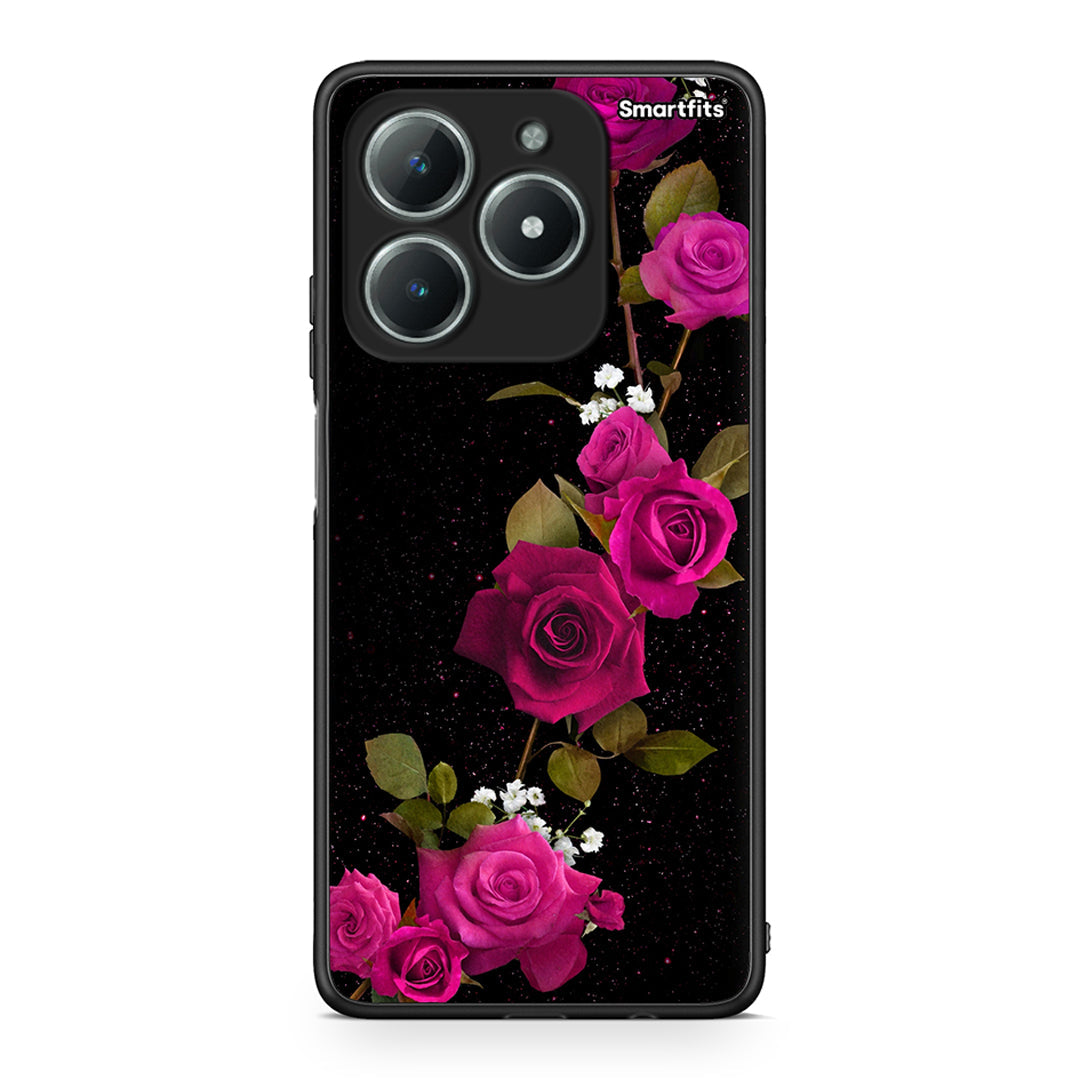 4 - Realme C63 4G Red Roses Flower case, cover, bumper