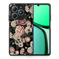 Thumbnail for Θήκη Realme C61 Wild Roses Flower από τη Smartfits με σχέδιο στο πίσω μέρος και μαύρο περίβλημα | Realme C61 Wild Roses Flower case with colorful back and black bezels