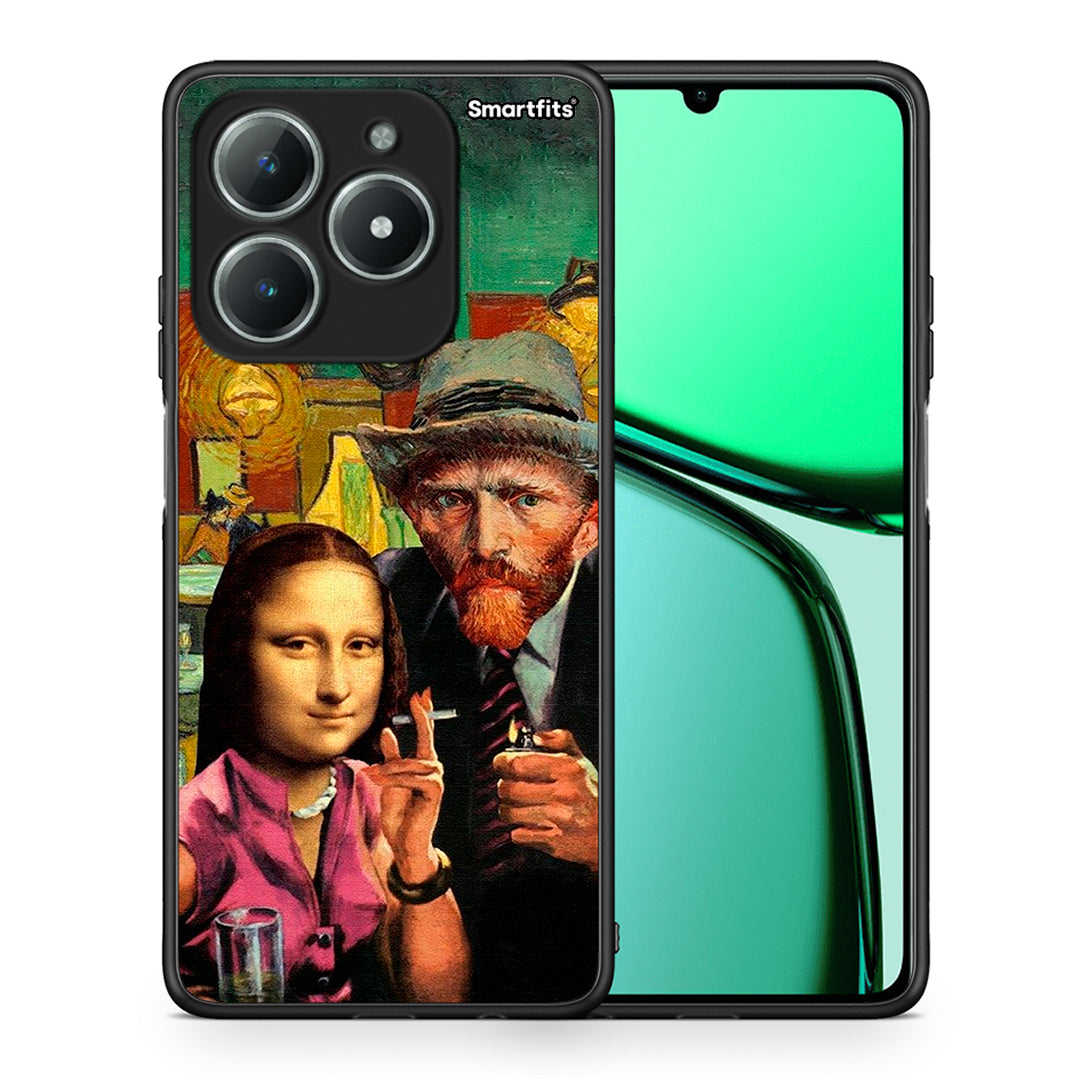 Θήκη Realme C63 4G Funny Art από τη Smartfits με σχέδιο στο πίσω μέρος και μαύρο περίβλημα | Realme C63 4G Funny Art case with colorful back and black bezels