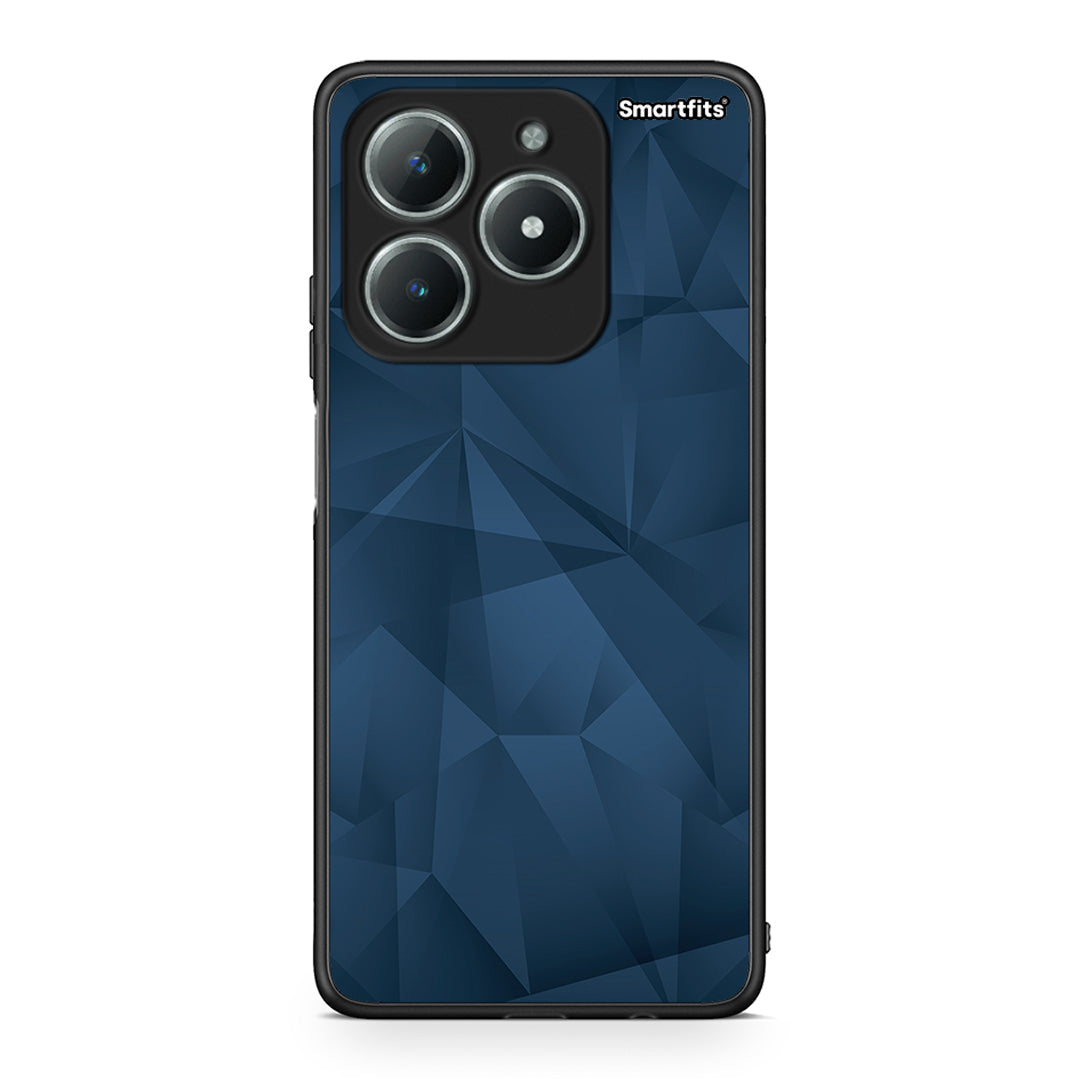 39 - Realme C61 Blue Abstract Geometric case, cover, bumper