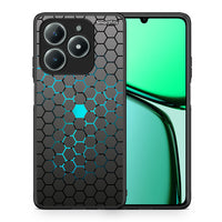 Thumbnail for Θήκη Realme C63 4G Hexagonal Geometric από τη Smartfits με σχέδιο στο πίσω μέρος και μαύρο περίβλημα | Realme C63 4G Hexagonal Geometric case with colorful back and black bezels