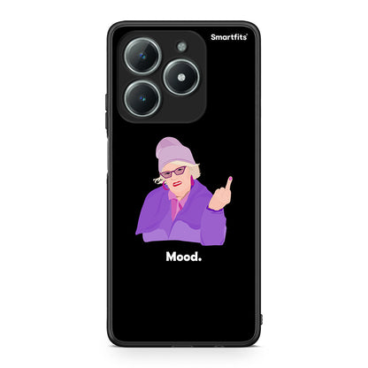 Realme C63 4G Grandma Mood Black θήκη από τη Smartfits με σχέδιο στο πίσω μέρος και μαύρο περίβλημα | Smartphone case with colorful back and black bezels by Smartfits