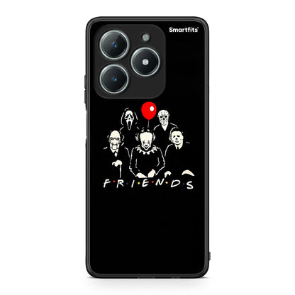 Realme C61 Halloween Friends Θήκη από τη Smartfits με σχέδιο στο πίσω μέρος και μαύρο περίβλημα | Smartphone case with colorful back and black bezels by Smartfits