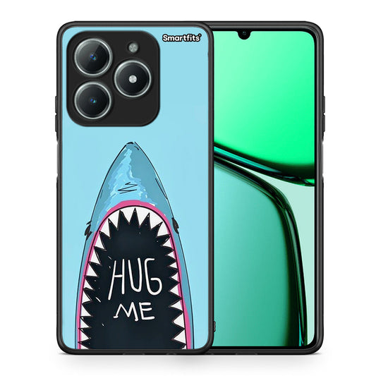 Θήκη Realme C61 Hug Me από τη Smartfits με σχέδιο στο πίσω μέρος και μαύρο περίβλημα | Realme C61 Hug Me case with colorful back and black bezels