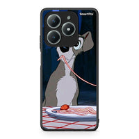 Thumbnail for Realme C63 4G Lady And Tramp 1 Θήκη Αγίου Βαλεντίνου από τη Smartfits με σχέδιο στο πίσω μέρος και μαύρο περίβλημα | Smartphone case with colorful back and black bezels by Smartfits