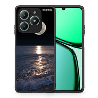 Thumbnail for Θήκη Realme C61 Moon Landscape από τη Smartfits με σχέδιο στο πίσω μέρος και μαύρο περίβλημα | Realme C61 Moon Landscape case with colorful back and black bezels