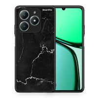 Thumbnail for Θήκη Realme C61 Marble Black από τη Smartfits με σχέδιο στο πίσω μέρος και μαύρο περίβλημα | Realme C61 Marble Black case with colorful back and black bezels