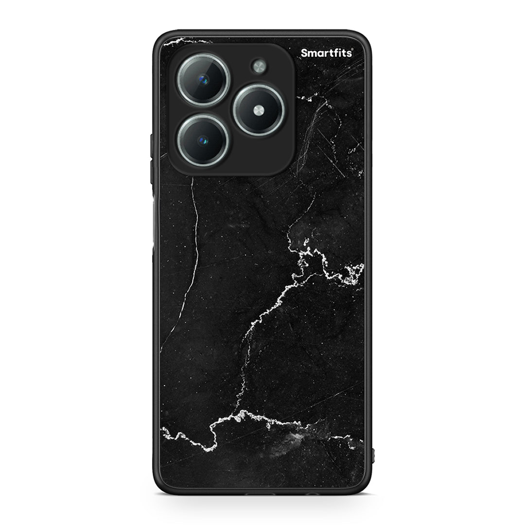 Realme C61 Marble Black θήκη από τη Smartfits με σχέδιο στο πίσω μέρος και μαύρο περίβλημα | Smartphone case with colorful back and black bezels by Smartfits