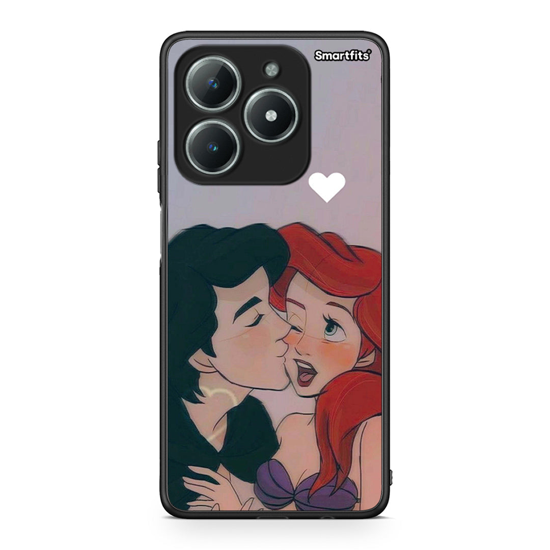 Realme C61 Mermaid Love Θήκη Αγίου Βαλεντίνου από τη Smartfits με σχέδιο στο πίσω μέρος και μαύρο περίβλημα | Smartphone case with colorful back and black bezels by Smartfits