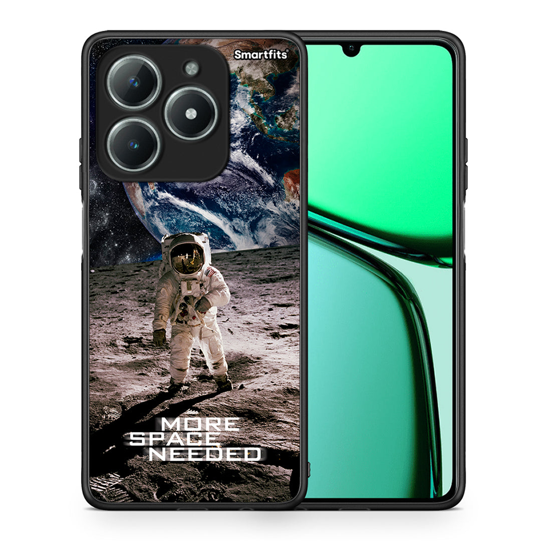 Θήκη Realme C61 More Space από τη Smartfits με σχέδιο στο πίσω μέρος και μαύρο περίβλημα | Realme C61 More Space case with colorful back and black bezels