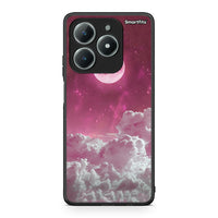 Thumbnail for Realme C61 Pink Moon Θήκη από τη Smartfits με σχέδιο στο πίσω μέρος και μαύρο περίβλημα | Smartphone case with colorful back and black bezels by Smartfits