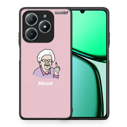 Θήκη Realme C61 Mood PopArt από τη Smartfits με σχέδιο στο πίσω μέρος και μαύρο περίβλημα | Realme C61 Mood PopArt case with colorful back and black bezels