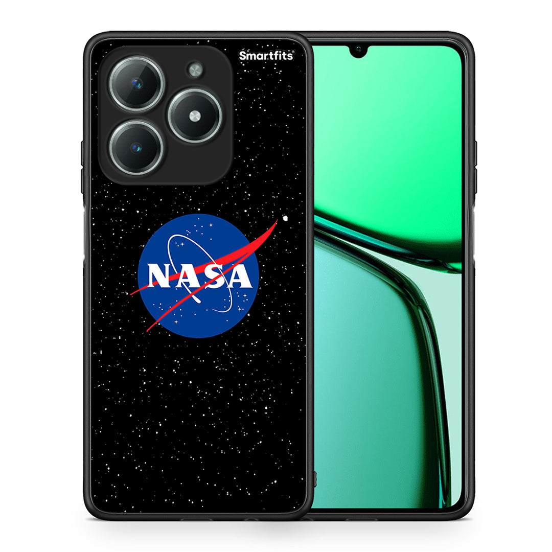 Θήκη Realme C61 NASA PopArt από τη Smartfits με σχέδιο στο πίσω μέρος και μαύρο περίβλημα | Realme C61 NASA PopArt case with colorful back and black bezels