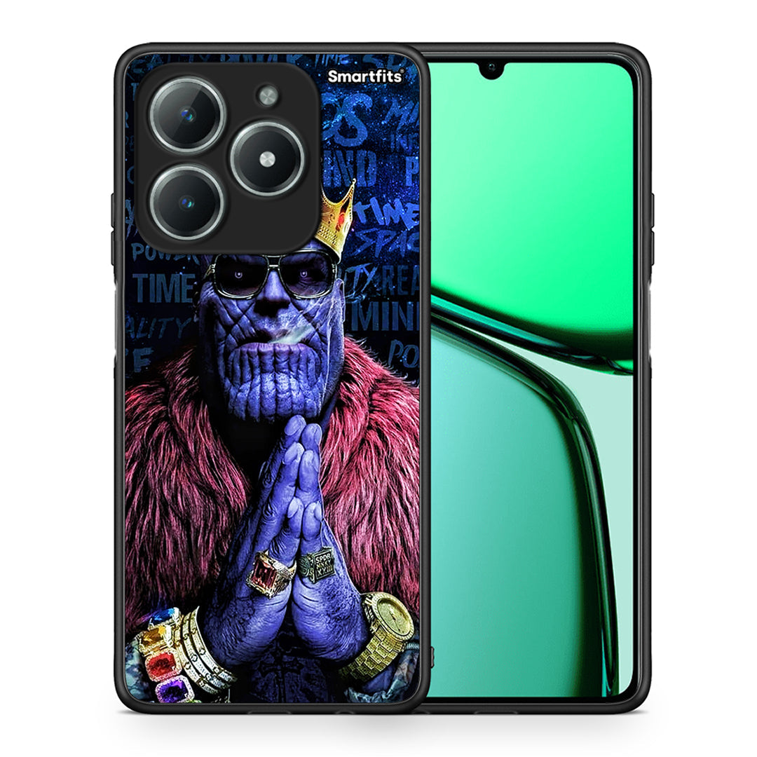 Θήκη Realme C63 4G Thanos PopArt από τη Smartfits με σχέδιο στο πίσω μέρος και μαύρο περίβλημα | Realme C63 4G Thanos PopArt case with colorful back and black bezels