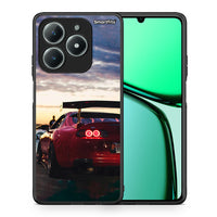 Thumbnail for Θήκη Realme C61 Racing Supra από τη Smartfits με σχέδιο στο πίσω μέρος και μαύρο περίβλημα | Realme C61 Racing Supra case with colorful back and black bezels