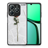 Thumbnail for Θήκη Realme C61 Red Rose από τη Smartfits με σχέδιο στο πίσω μέρος και μαύρο περίβλημα | Realme C61 Red Rose case with colorful back and black bezels