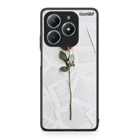 Thumbnail for Realme C63 4G Red Rose θήκη από τη Smartfits με σχέδιο στο πίσω μέρος και μαύρο περίβλημα | Smartphone case with colorful back and black bezels by Smartfits