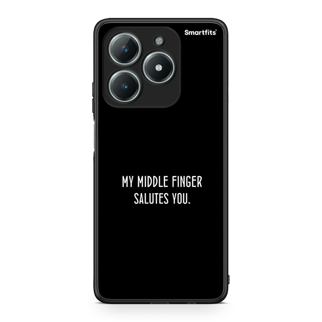 Realme C61 Salute θήκη από τη Smartfits με σχέδιο στο πίσω μέρος και μαύρο περίβλημα | Smartphone case with colorful back and black bezels by Smartfits