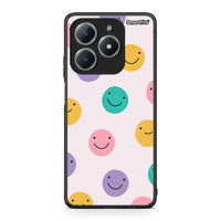 Thumbnail for Realme C61 Smiley Faces θήκη από τη Smartfits με σχέδιο στο πίσω μέρος και μαύρο περίβλημα | Smartphone case with colorful back and black bezels by Smartfits