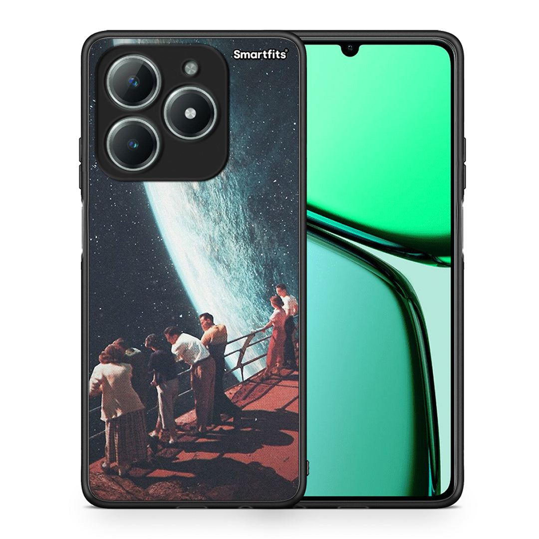 Θήκη Realme C63 4G Surreal View από τη Smartfits με σχέδιο στο πίσω μέρος και μαύρο περίβλημα | Realme C63 4G Surreal View case with colorful back and black bezels