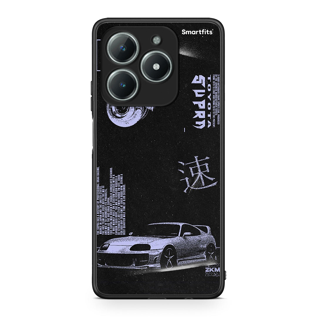 Realme C61 Tokyo Drift Θήκη Αγίου Βαλεντίνου από τη Smartfits με σχέδιο στο πίσω μέρος και μαύρο περίβλημα | Smartphone case with colorful back and black bezels by Smartfits