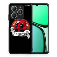 Thumbnail for Θήκη Realme C63 4G Unicorn Deadpool από τη Smartfits με σχέδιο στο πίσω μέρος και μαύρο περίβλημα | Realme C63 4G Unicorn Deadpool case with colorful back and black bezels