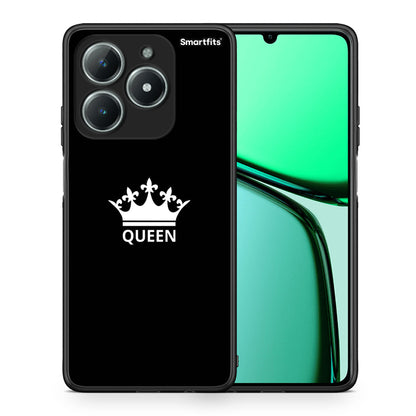 Θήκη Realme C61 Queen Valentine από τη Smartfits με σχέδιο στο πίσω μέρος και μαύρο περίβλημα | Realme C61 Queen Valentine case with colorful back and black bezels