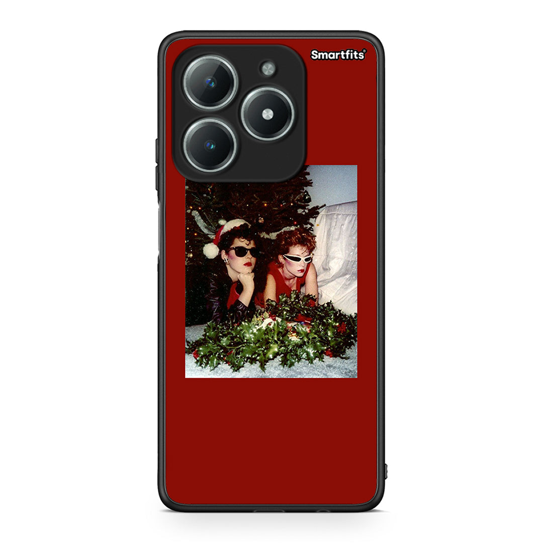 Realme C61 Waiting For Xmas θήκη από τη Smartfits με σχέδιο στο πίσω μέρος και μαύρο περίβλημα | Smartphone case with colorful back and black bezels by Smartfits