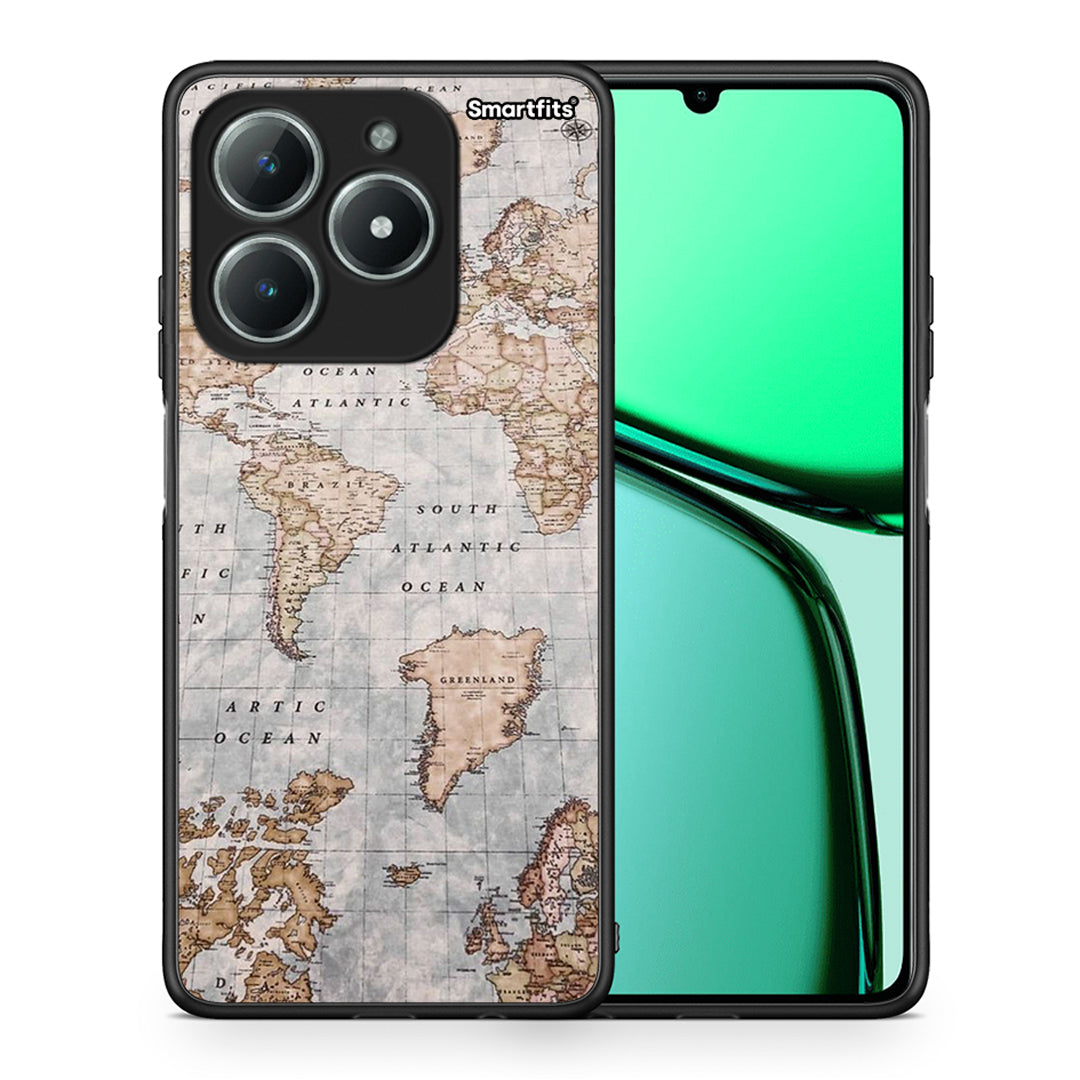 World Map - Realme C63 4G θήκη