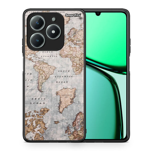 World Map - Realme C63 4G θήκη