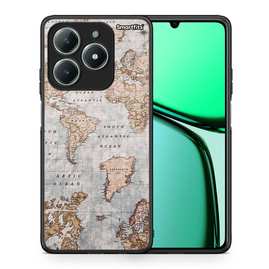 World Map - Realme C63 4G θήκη
