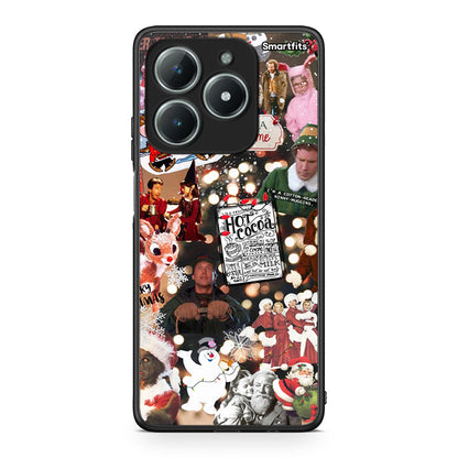 Realme C63 4G Xmas Movies θήκη από τη Smartfits με σχέδιο στο πίσω μέρος και μαύρο περίβλημα | Smartphone case with colorful back and black bezels by Smartfits