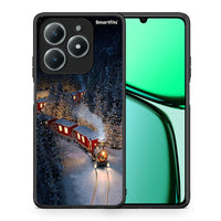 Thumbnail for Θήκη Realme C63 4G Xmas Train από τη Smartfits με σχέδιο στο πίσω μέρος και μαύρο περίβλημα | Realme C63 4G Xmas Train case with colorful back and black bezels