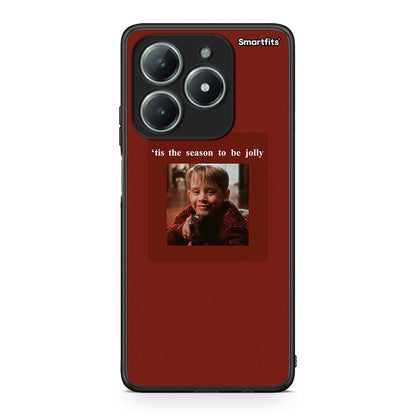 Realme C61 Xmas Ultimate Spirit θήκη από τη Smartfits με σχέδιο στο πίσω μέρος και μαύρο περίβλημα | Smartphone case with colorful back and black bezels by Smartfits