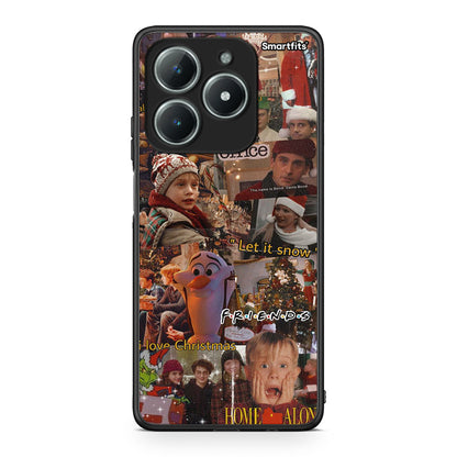 Realme C63 4G Xmas Wishes θήκη από τη Smartfits με σχέδιο στο πίσω μέρος και μαύρο περίβλημα | Smartphone case with colorful back and black bezels by Smartfits