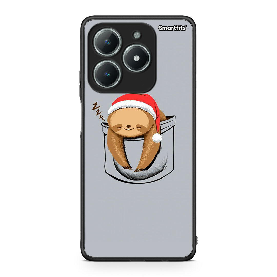 Realme C61 Xmas Zzzz θήκη από τη Smartfits με σχέδιο στο πίσω μέρος και μαύρο περίβλημα | Smartphone case with colorful back and black bezels by Smartfits